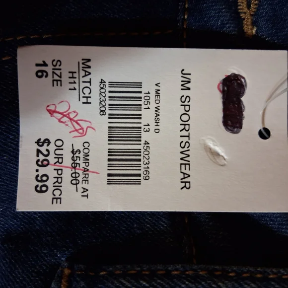 Cato Tribal Aztec Fringe Denim Skirt.  Size 16 NWT - Picture 11 of 16